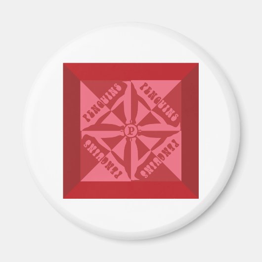 Penguin Pattern Magneet (Voorkant)