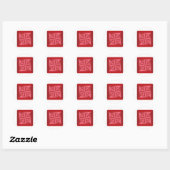 Penguin Pattern Ronde Sticker (Vel)