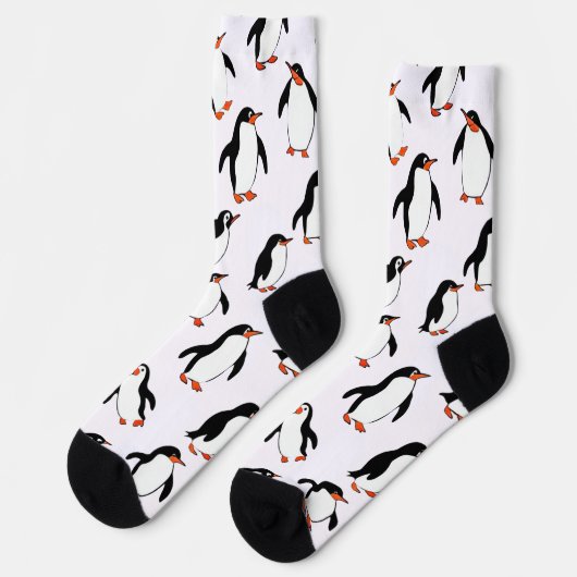 Penguin Pattern Sokken (Links)