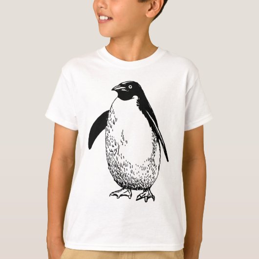 Penguin pattern t-shirt (Voorkant)
