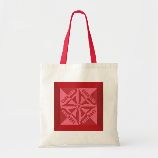Penguin Pattern Tote Bag (Voorkant)