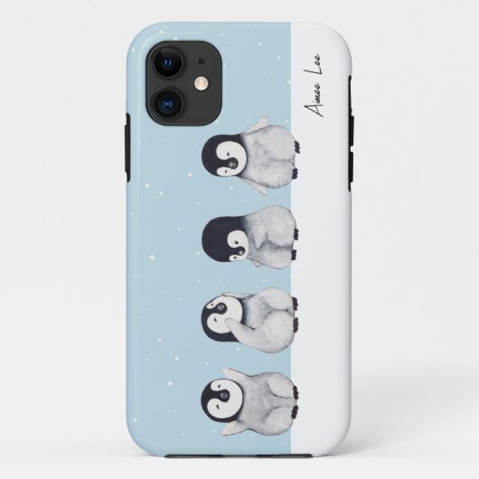 Penguin Personalized Case-Mate iPhone Case (Achterkant)