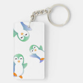 Penguin Personalized Sleutelhanger (achterkant)