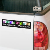 Penguin Power Bumpersticker (Op Truck)