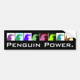 Penguin Power Bumpersticker