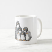 Penguin Pyramid Koffiemok (Voorkant rechts)