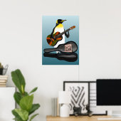 Penguin Reggae Guitar Poster (Thuiskantoor)
