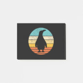 Penguin Retro  Sunset Post-it® Notes (Voorkant)