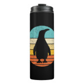 Penguin Retro  Sunset Thermosbeker (Voorkant)