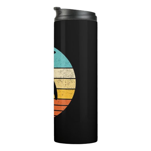 Penguin Retro Sunset Thermosbeker (Geroteerd rechts)