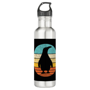 Penguin Retro Sunset Waterfles