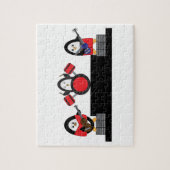 Penguin Rock en Roll Band Legpuzzel (Verticaal)