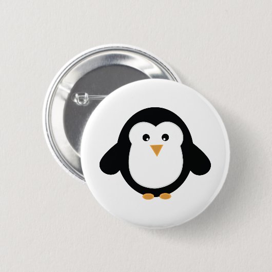 Penguin Ronde Button 5,7 Cm (Voorkant /achterkant)