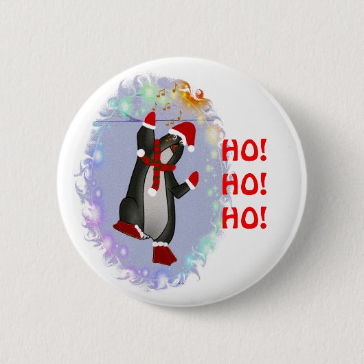 Penguin Ronde Button 5,7 Cm (Voorkant)