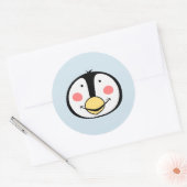 Penguin Ronde Sticker (Envelop)