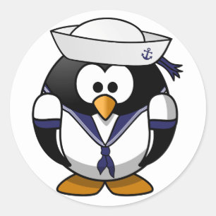 Penguin Sailor Stickers