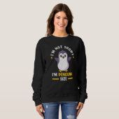 Penguin Short People I m not Short Penguin Trui (Voorkant volledig)