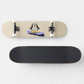 Penguin Skateboarder Skateboard (Horizontaal)