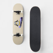Penguin Skateboarder Skateboard (Voorkant)