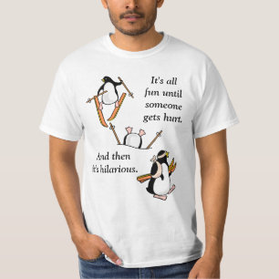 Penguin Ski Adventure T-shirt