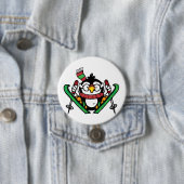 Penguin Ski Jumping Button (In situ)