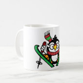 Penguin Ski Jumping Mok (Voorkant links)