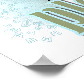 Penguin Ski Snow Alsjeblieft T-shirts en cadeautje Poster (Hoek)