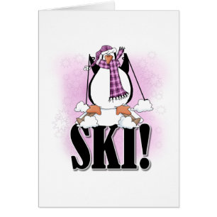 Penguin Ski Tshirts en Gifts