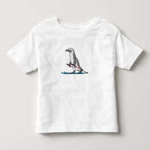 Penguin Skier Ski Kinder Shirts