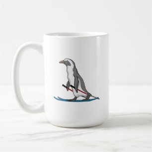 Penguin Skier Ski Koffiemok