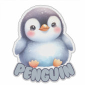PENGUIN - STICKER DE NURSERY (Devant)