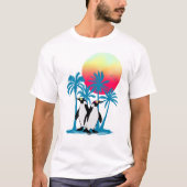 Penguin summer vibes t-shirt (Voorkant)