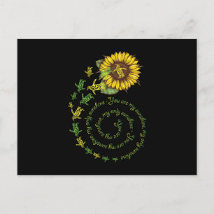 Penguin Sunflower Briefkaart