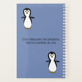 Penguin sur un planificateur (Dos)