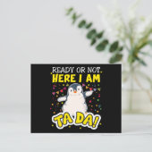 Penguin Ta Da Briefkaart (Staand voorkant)