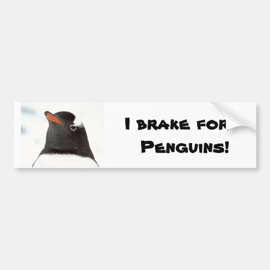 Penguin-tastic Bumpersticker (Voorkant)