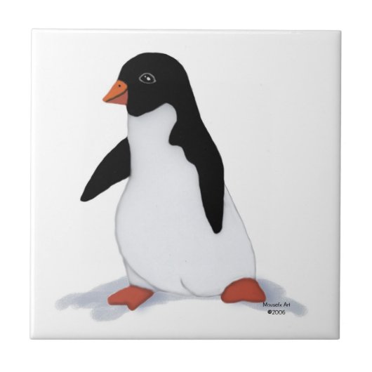 Penguin Tile Tegeltje (Voorkant)