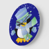 Penguin Time Wall klok (Hoek)