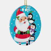 Penguin Totem Keramisch Ornament (Rechts)