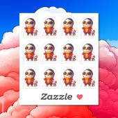 Penguin Traveler 12 Sticker Blad