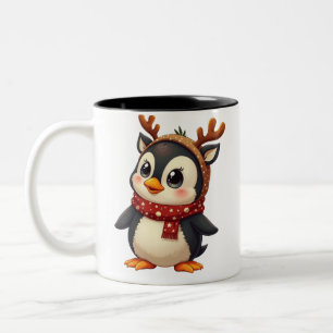 Penguin Tweekleurige Koffiemok