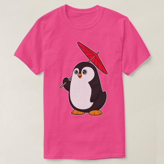 Penguin Umbrella T-shirt (Design voorkant)