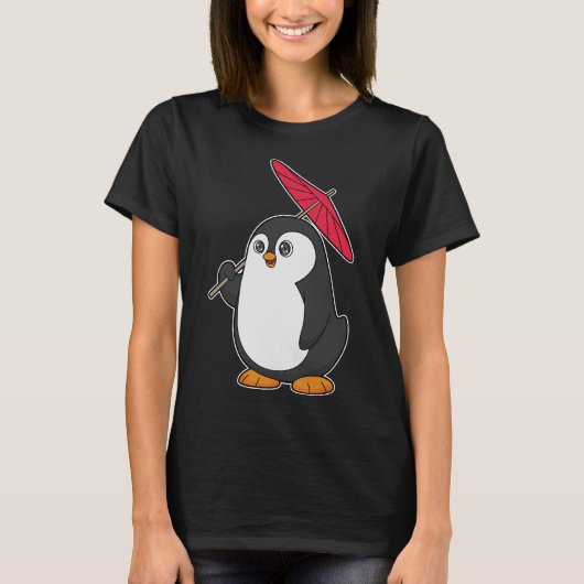 Penguin Umbrella T-shirt (Voorkant)