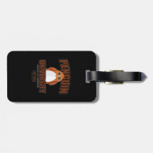 Penguin University - Brown Bagagelabel (Achterkant horizontaal)