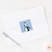 Penguin Vierkante Sticker (Envelop)