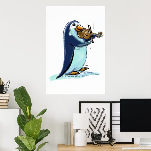 pEnGuIn vIoLiNiSt Poster (Thuiskantoor)