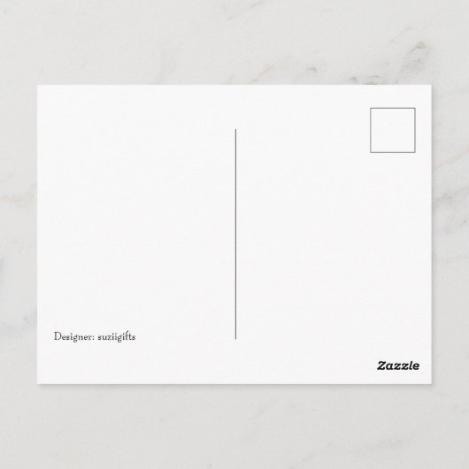 Penguin Vliegtuig Blauw 1e Verjaardag Dank u kaart (Achterkant)