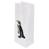 Penguin Wijn Cadeautas (Voorkant Gekanteld)