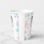 Penguin Winter Gender Reopenbaarmakerij Papieren Bekers (Links)