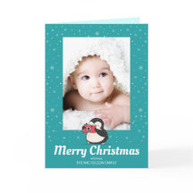 Penguin Winter Holiday Creëer Memories Foto